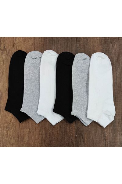 Leement socks Κοντά μποτάκια Κάλτσες 6 ζευγαριών Βαμβακερές