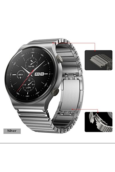 Nezih Case Huawei Watch Buds / Watch 4 / 4 Pro Uyumlu 22mm Porshe Design Meta...