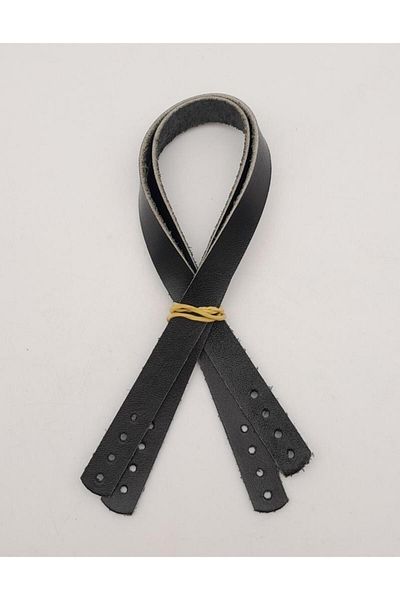 angel çanta aksesuar Μαύρη Δερμάτινη Τσάντα - Αξεσουάρ Angel, 35x1,2 cm