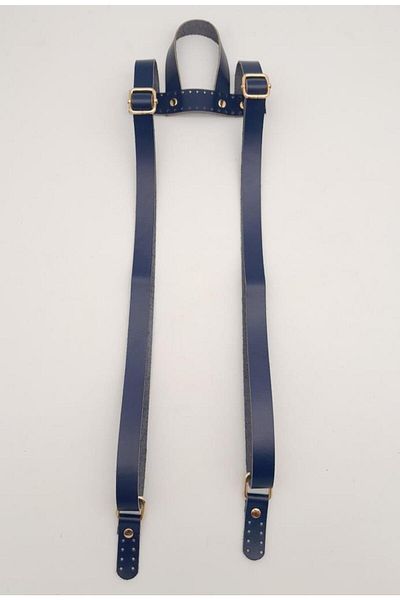 angel çanta aksesuar Αξεσουάρ τσάντας από γνήσιο δέρμα Navy Blue