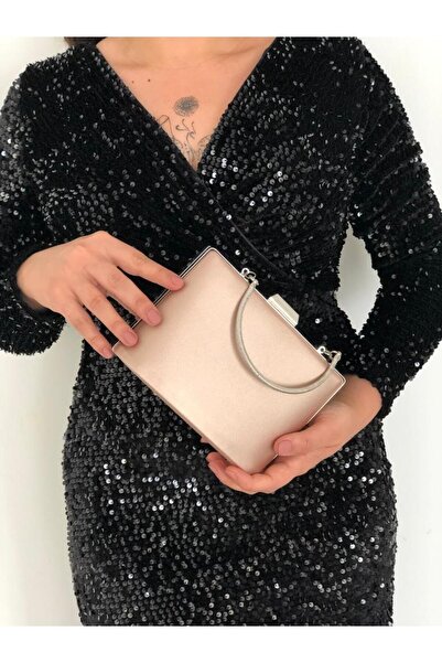 Sh Poly Geantă pentru rochie de seară cu mâner din pânză