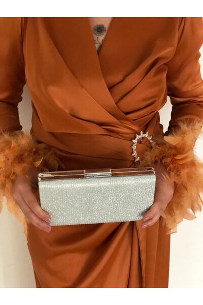 Sh Poly Geanta pentru rochie de seara Çupra Silver