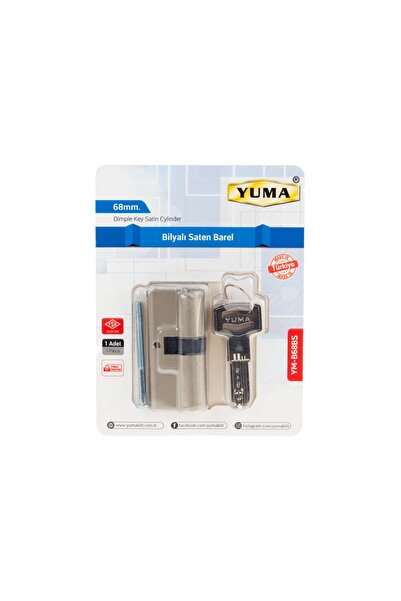 Yuma Kilit Bilyalı Barel Saten 68mm Ym-B68BS 0674