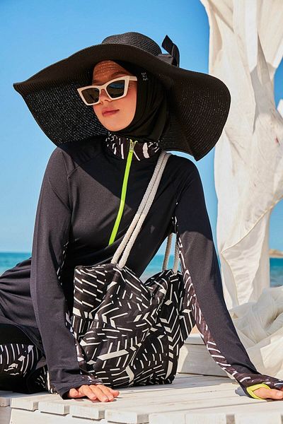 Marina H2O Swim Series Black Hijab Swimsuit M2331