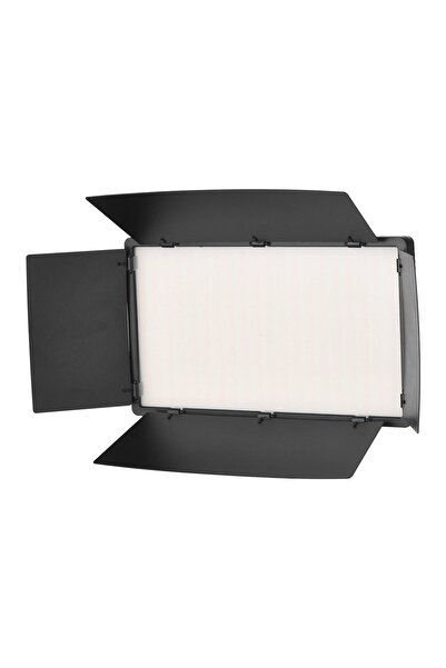 FototekFotograf 800 Led Pro Led-800 Video Işık Panelli Kamera Işığı Youtube Video Işık iki adet Batarya + 2M Ayak