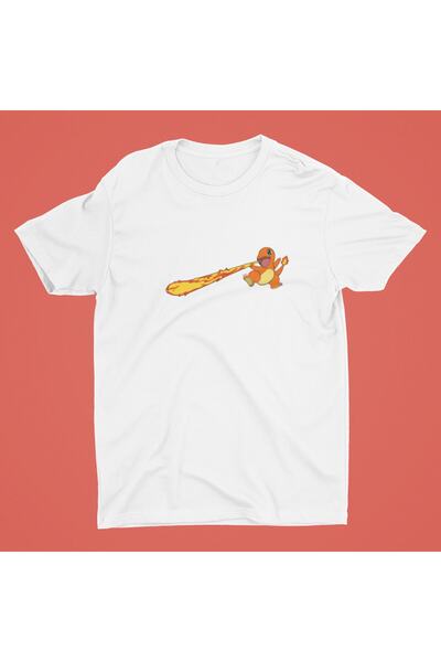 Adrift Pokemon Charmander dizajniran kao unisex Oversize kroj T-shirt
