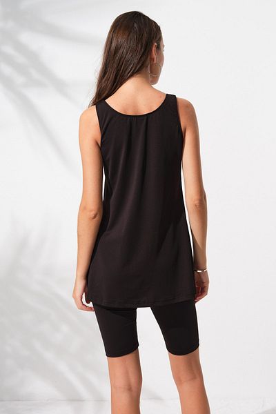 Pierre Cardin 231930   Μαύρο Κρεμαστό Σετ Hijab Tankini