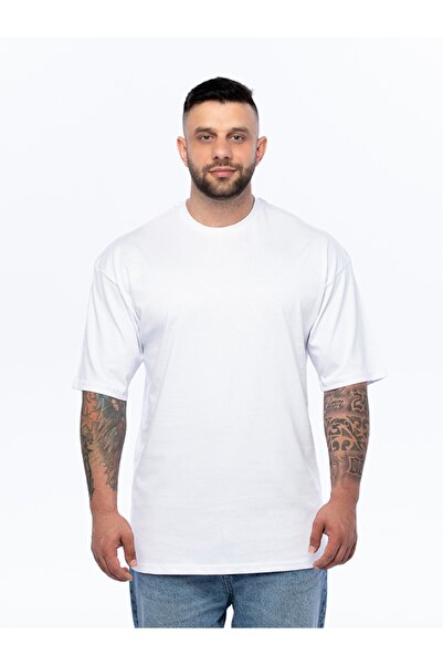 Galaksie Oversize Beyaz T-shirt