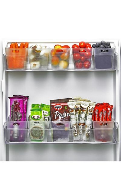 fpstarstore 6-Piece Fridge Mini Organizer Box Organizer - Refrigerator Door Organizer (0)