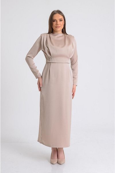 SpringStore Rochie de seara din satin auriu