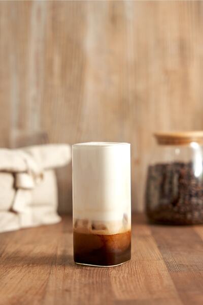 FH finehome نيفادا تريند كوب زجاجي بوروسيليكات 4 قطع 400 مل