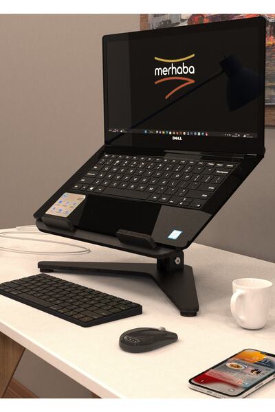 Merhaba Mobilya - Ayarlı ahşap laptop notebook macbook tablet yükseltici tutu...