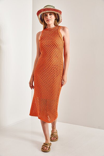 Bianco Lucci Women's Lined Knitwear Dress