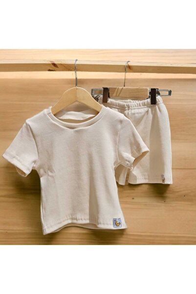 BEBEĞİME ÇORAP Letnji set za devojčice - majica kratkih rukava i šortsevi (2 ...