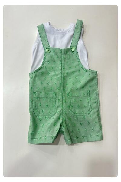 Çikoby LİMİ kız bebek t-shirt salopet takım