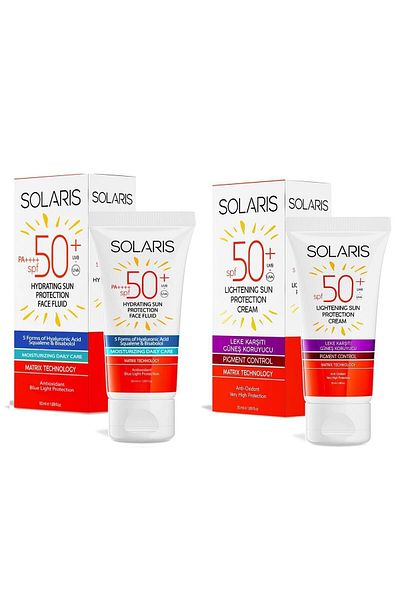SOLARIS SPF 50 Sunscreen - For All Skin Types and Anti-Blemish