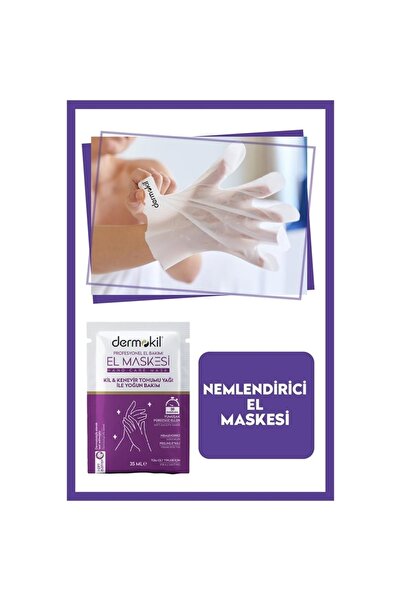 Dermokil Kil ve Kenevir Yağlı Peeling Etkili El Maskesi 35 ml Dermokil