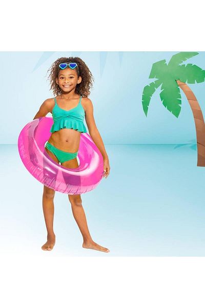 Kelebek Oyuncak Intex Transparent Jumbo Bagel 76 Cm