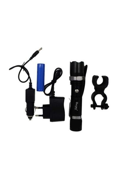 Watton Orjinal Ultra Güçlü Işık Pro New T6 Cree Led Şarj Edilebilir Wt-038 Şa...