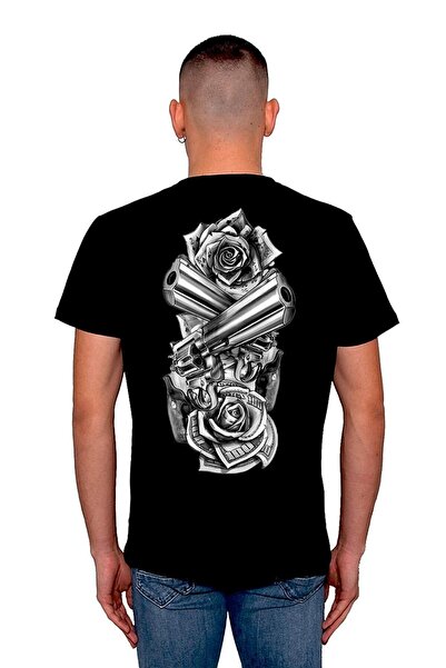 baskwear Μπλουζάκι Unisex Guns Rose Gangsta