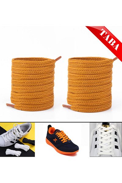 AiryFooT Shoelaces 120 Cm Flat Converse Tan 1 Pair