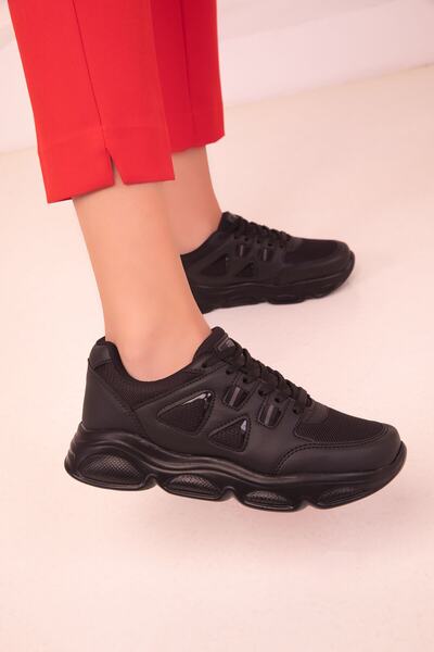 SOHO Μαύρα-μαύρα γυναικεία αθλητικά παπούτσια 18241