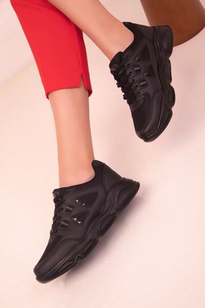 SOHO Μαύρα-μαύρα γυναικεία αθλητικά παπούτσια 18241