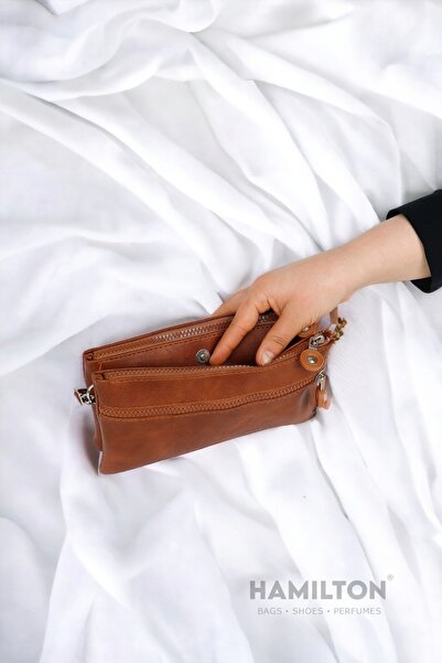 HAMILTON Original Women's Shoulder and Hand Bag with Adjustable Strap and Four-Eye Leather Textured Cover Stylish Shoulder and Hand Bag