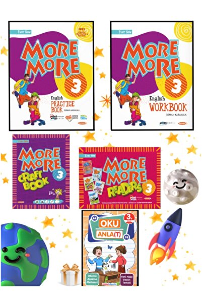 Kurmay Yayınları More And More 3 Practice Book Set Ve Mavi Deniz Yayınları 3....