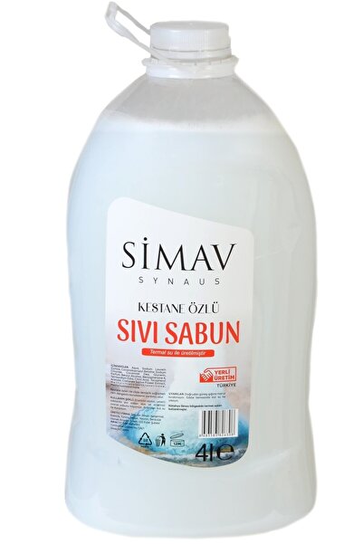 SİMAV SYNAUS Kestane Özlü Ve Termal Sulu Sıvı Sabun - 4 Lt