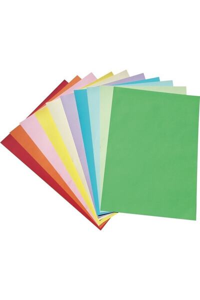 nistabolje A4 Renkli Fon Kartonu 23x34 10'lu (2'li Paket) 10 Renk
