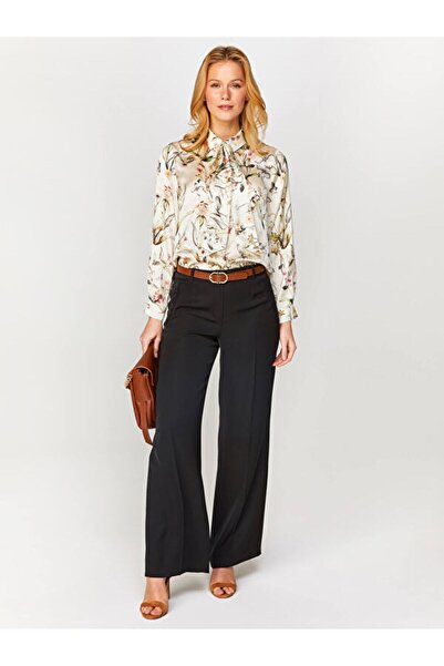 Faik Sönmez Kadın Siyah Leg Pantolon 00081