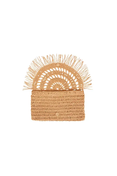 MY Bella Kozmetik MY Bella Hand Knitted Beach Bag, Beachwear, Swag Bag, Clutch Bag