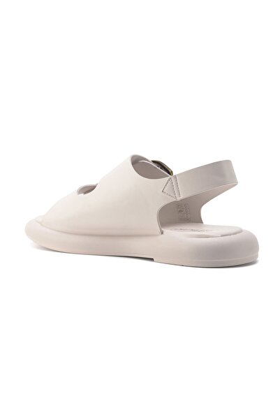 Butigo Sandale albe plate pentru femei - INT1223Y061 3FX