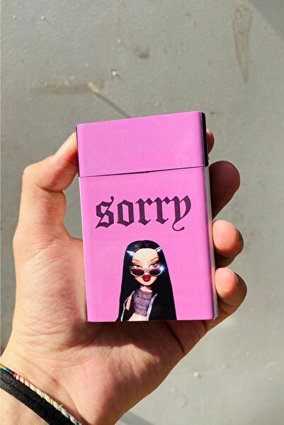 Namgo Bratz Sorry Pembe Standart Plastik Sigara Tabakası Kutusu