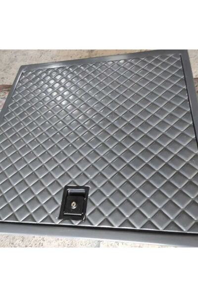 Fiber HAVUZ MAKİNA DAİRESİ KAPAĞI 80*80 antresit gri