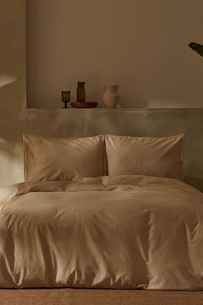 Karaca Home Σετ Παπλωματοθήκη Μονό Λινό Pollen Μπεζ