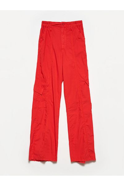 Dilvin 70960 Cargo Pants-Red