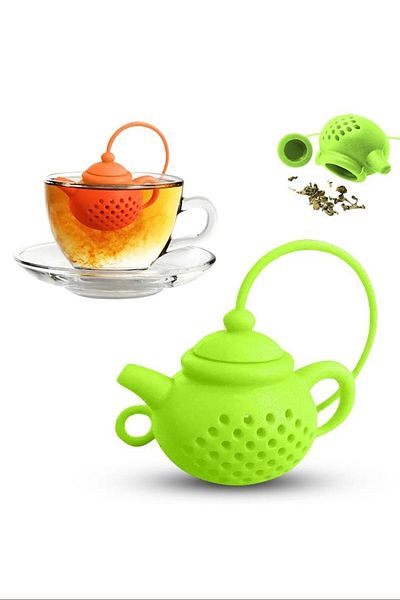 MUJGAN Glass Edge Teapot Teapot Green