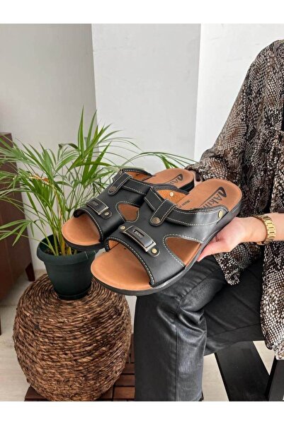 Behtah Kundura Bărbați supradimensionate Marime mare Sandale confortabile zil...