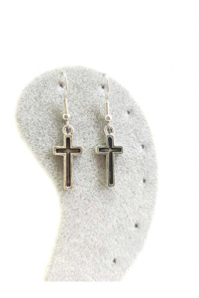 Fugusugu أقراط متدلية على شكل قوطي متقاطع