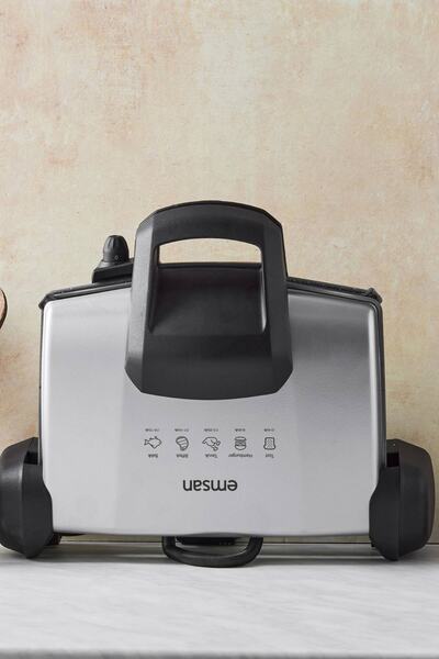 Emsan Magic Pro Granit Izgara Tost Makinesi Gri