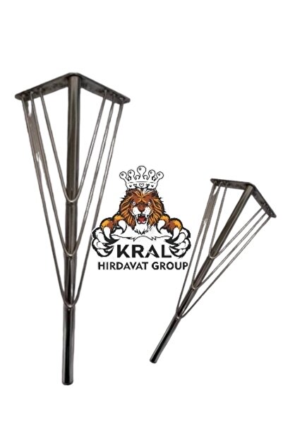 KRAL HIRDAVAT Telli Ayak, Çay Seti Ayağı, Krom 32 Cm 4 - Dört Adet Fiyatıdır.