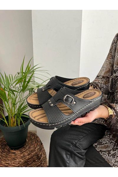 Behtah Kundura Μεγάλο μέγεθος 41 42 Battal Comfort Καθημερινή μαλακή ανατομική σόλα Άνετες παντόφλες για το σπίτι και το σπίτι