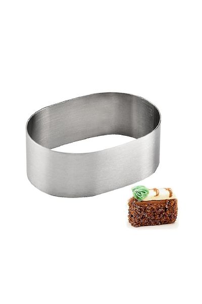 Nar kalıp Narkalıp Oval Parfait Cake Mold Diameter 12 cm -7cm Depth 5cm