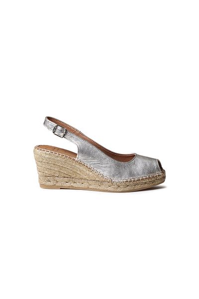 Toni Pons Sandale de damă - Model Croacia, culoare platină