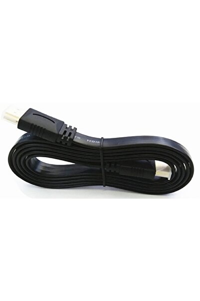Alfais 4996 Yassı Flat Slim Hdmi Kablo Uyumlu 4k Full Hd 4k 60hz 2.0 Uyumlu 0.5M