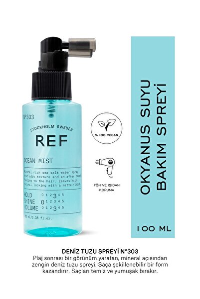 REF STOCKHOLM Mıst N°303 100 Ml Travel Size Doğal, Mat, Hacimli Ve Ferahlatıc...