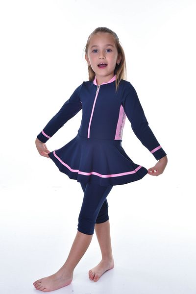 Rs Ramuni Girl's Long Sleeve Dress swimsuit