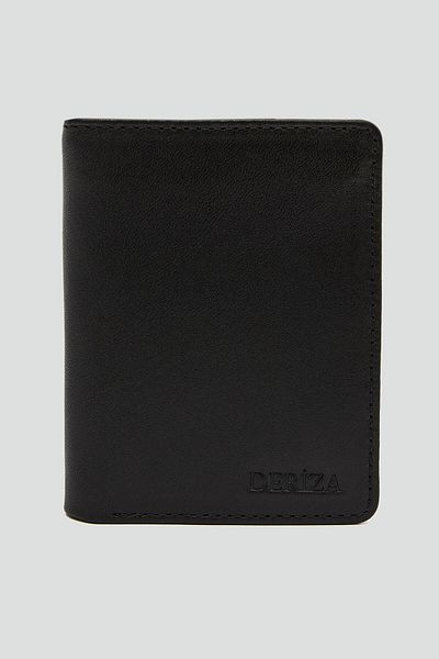 Deriza Ανδρικό πορτοφόλι Michele Real Leather Μαύρο